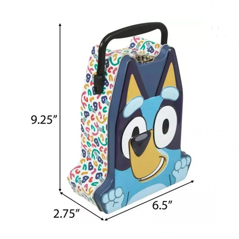 BLUEY Head Shaped Carry All Lunchbox colorful Character Lunch Box